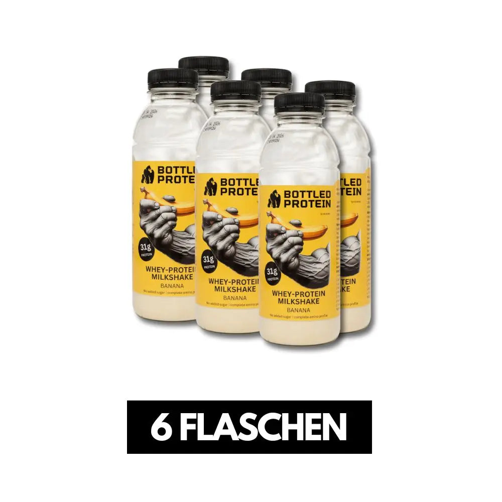 Whey-Protein Milkshake 6 Flaschen Bottled Protein